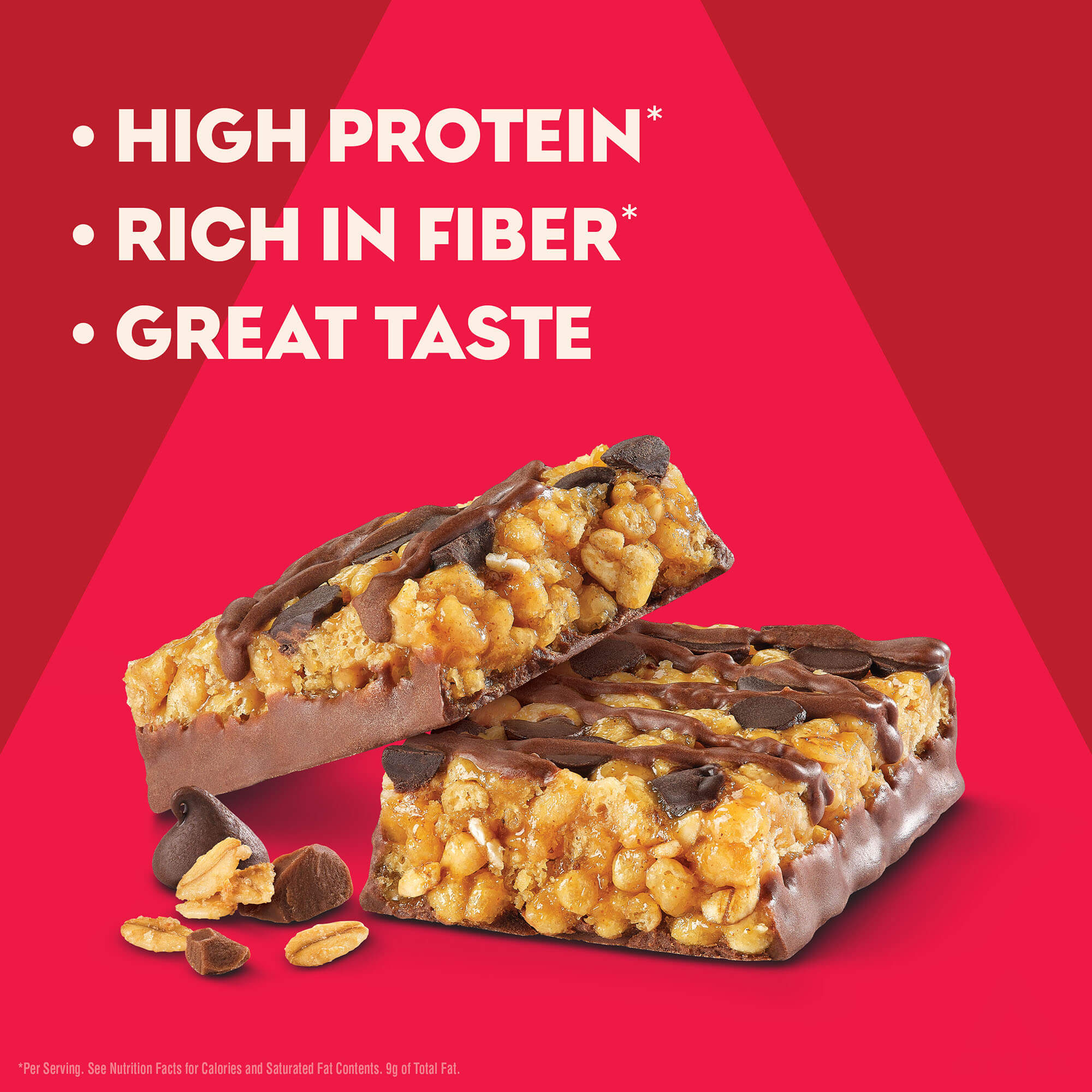 Chocolate Chip Granola High Protein Bars - Image 3